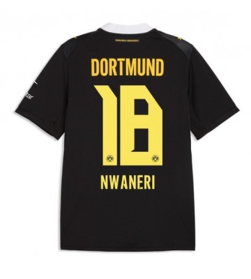 Borussia Dortmund Ethan Nwaneri #18 Udebanetrøje 2026-27 Kortærmet Borussia Dortmund Ethan Nwaneri #18 Udebanetrøje 2026-27 Kortærmet